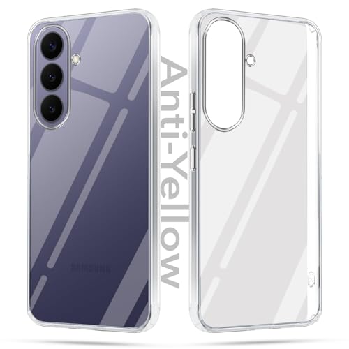 Image of Jkobi Lifetime Anti-Yellow Clear Back Cover Case for Samsung Galaxy S26 5G (Sleek Hard Crystal | Shockproof and Camera Protection)