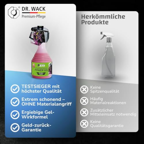 DR. WACK P21S Felgenreiniger Power Gel 750 ml - Felgen-Spray mit Gel-Formel & Wirkindikator - Schnelle & schonende Reinigung - Hochwertige… – Ansicht 6