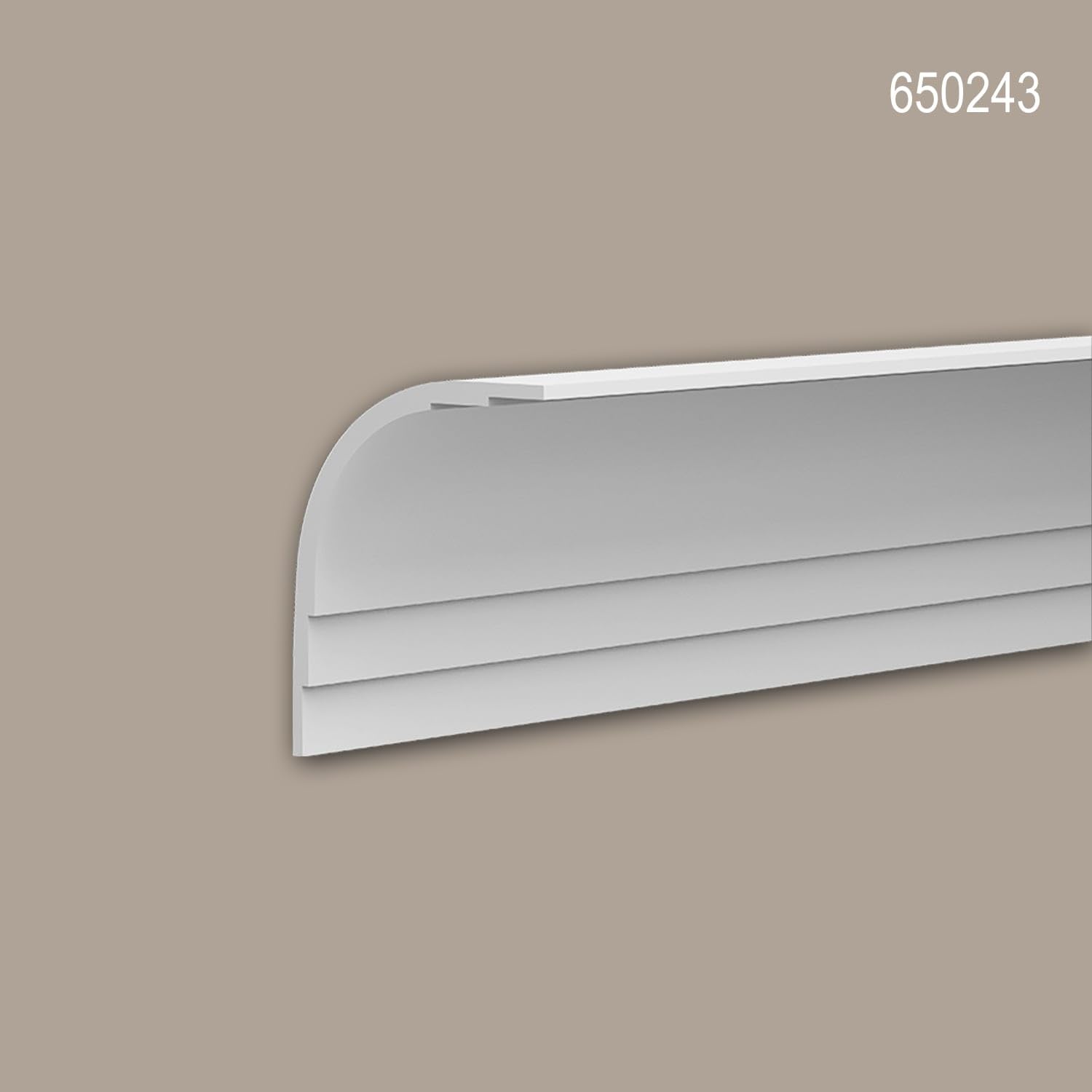 Profhome Cornisa 650243 200 cm x 14,7 cm x 16,7 cm Poliestireno extruido (XPS) pretratado