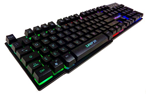 Claviers USB XSniper Noir avec fil pour éviter les pannes de batterie