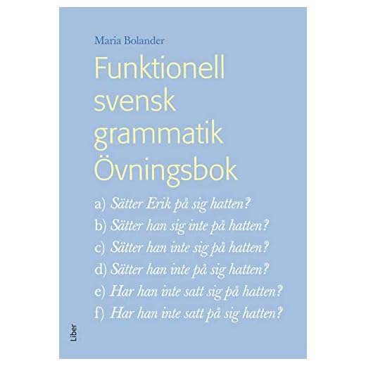 Funktionell svensk grammatik Övningsbok