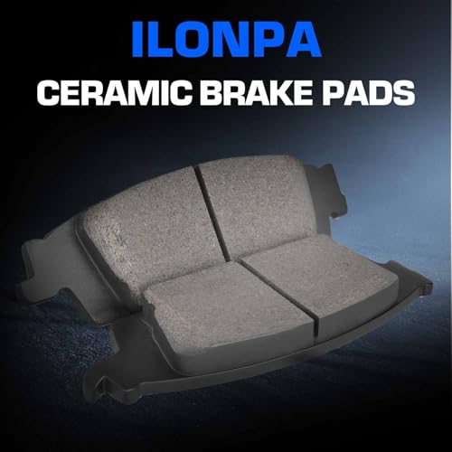 Front & Rear Semi-Metallic Brake Pads 8PCS