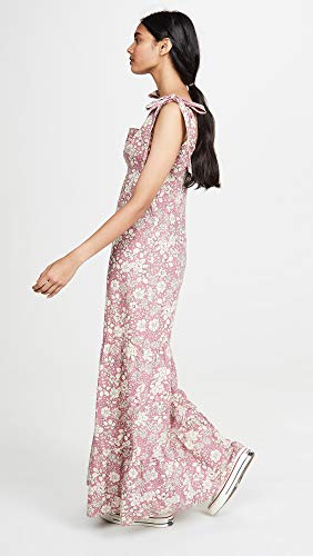 Free People Women's In The Fields Maxi Dress, Ivory Combo, Pink, Floral, Medium #TOP3