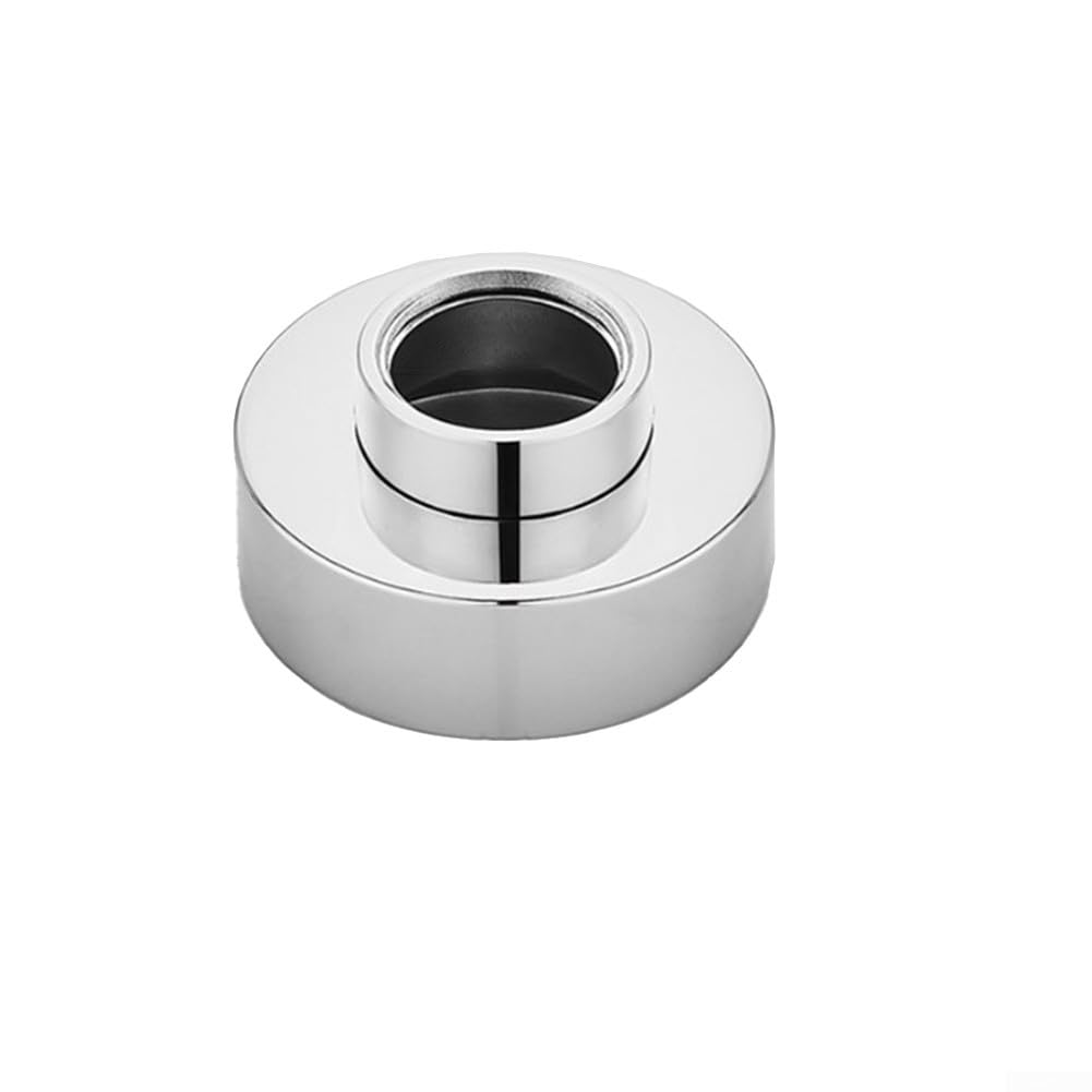 Embellecedor ajustable para cabezal de ducha con regulación milimétrica de altura de 0 a 10 mm