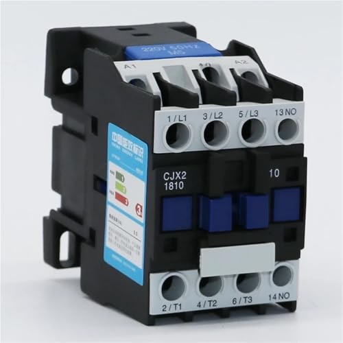 Contacteur modulaire CJX2-1810 18A interrupteur rail DIN pour démarreur AC 220V - 3