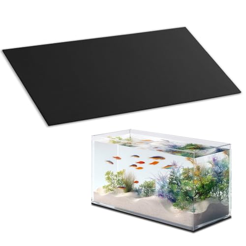 Sous-verre aquarium 12x24 po noir
