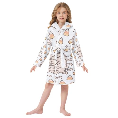GuoChe Bathrobe For Children Halloween Mummy Wrap Race Hooded Robes2
