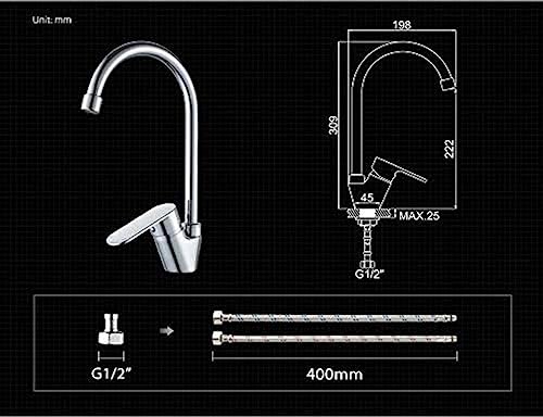 Robinet d'évier flexible pour laver les légumes en cuisine - 4