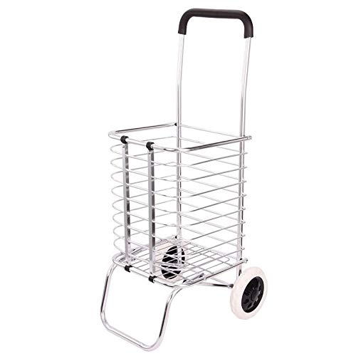 Preisvergleich Produktbild Möbelzubehör Kleiner Trolley CasePortable Faltbare Aluminiumlegierung Gepäck Truck Hand Warenkorb