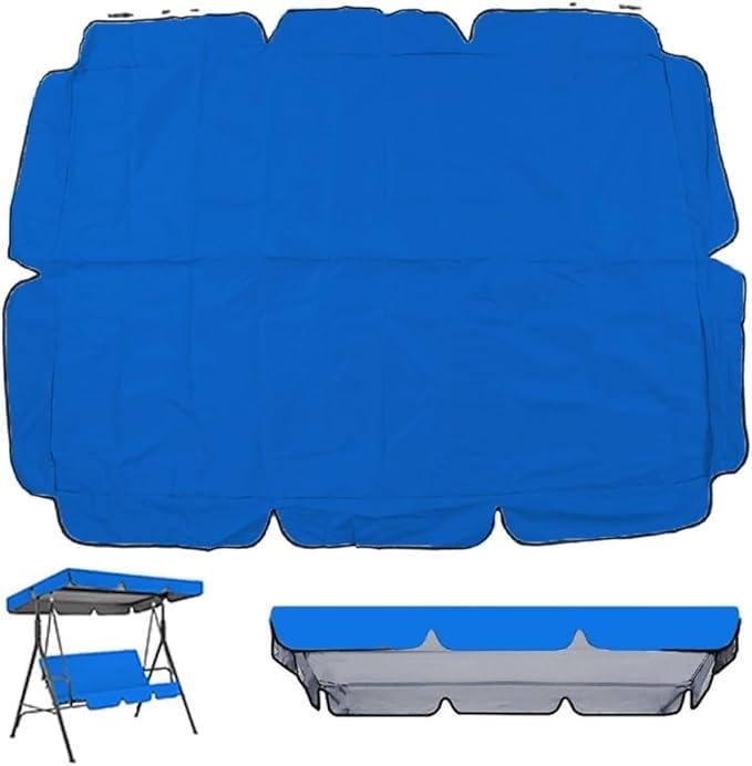 Toile de rechange pour balancelle de jardin imperméable 167x114 cm