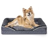 Arien Dog Bed, Dog Beds for Large Dogs, Orthopedic Bolster Couch Pet Bed for Large Dogs, Removable W