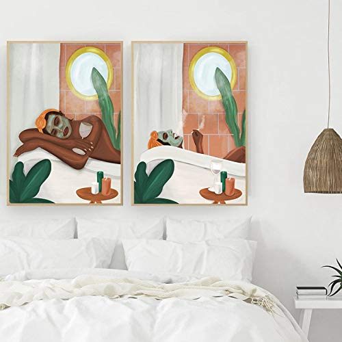 Toile peinture nordique affiche imprimé décoration murale maison salon 60x80