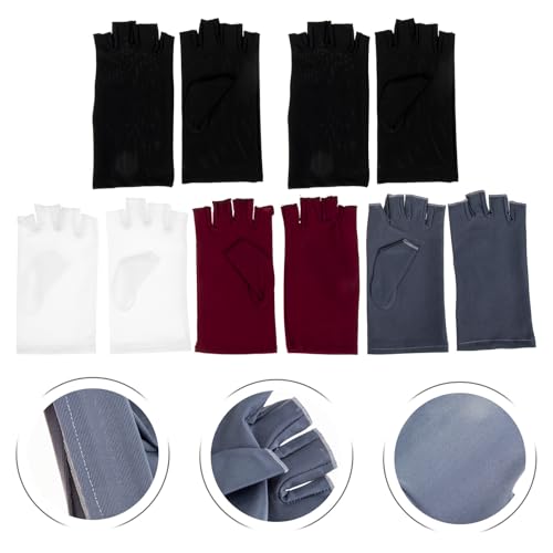 Guantes de protección solar elásticos para evitar quemaduras y resbalones al conducir 6
