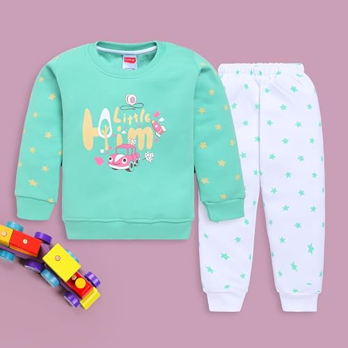 Image of LuvLap Baby Boys Full Sleeve Sweatshirt & Pyjama Set Pack of 1