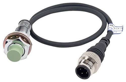 PRW12-2AO, Sensor, Inductive Prox, M12 Round, Shielded, 2mm Sensing, NO, 2 Wire, Cable Connector Type, 100-240 VAC