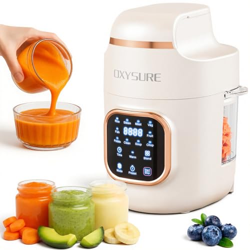 10-in-1 Baby Food Maker & Blender, 10oz, White