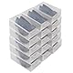 DynaSun 15x PP368T Schuhbox Schuhkasten Lagerkasten Box Schuhschachtel für Aufbewahrung Schuhe Faltbare Halter für Damen und Herren