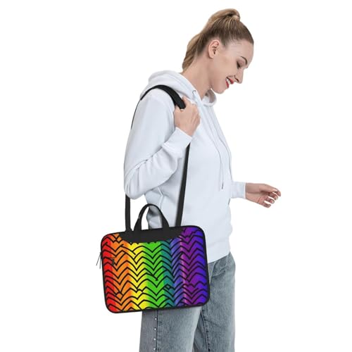 Bolso para portátil con diseño arcoíris Gay Pride 15.6" miniatura 3
