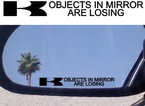 (2) Mirror Decals for Kawasaki DECAL Brute Force 650 KFX 400 700 Mule Prairie KXF Vulcan CBR 1000 250 450 KX KLX KLR