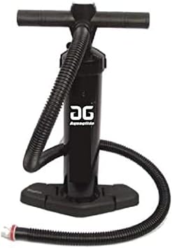 AQUAGLIDE Universal Hand Pump for Inflatable Kayaks Single and Double Action High Pressure 10 PSI Pump Built in Gauge