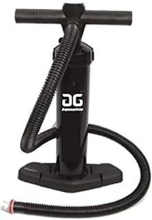 AQUAGLIDE Universal Hand Pump for Inflatable Kayaks Single and Double Action High Pressure 10 PSI Pump Built in Gauge