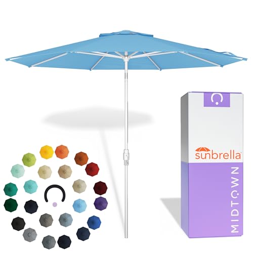 Image of Midtown Umbrellas Swilt - 10 Ft Outdoor Patio Umbrella, Capri Canopy