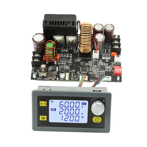 Estabilizador de voltaje reductor de 1200W con voltímetro digital y pantalla LCD clara 2