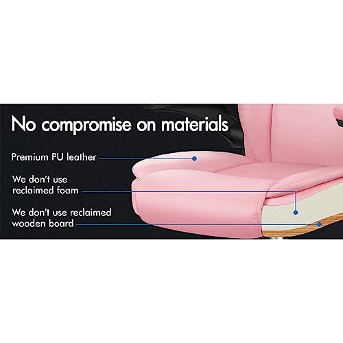 image for ALFORDSON Ergonomic Massage Office Chair Mid Back with Flip-up Armrest