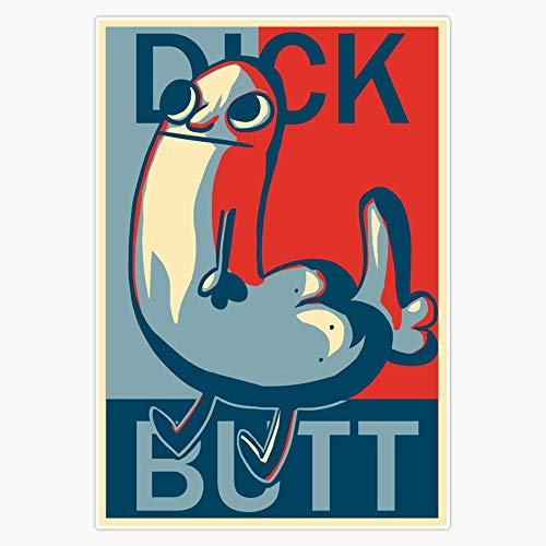 Dick Butt Dickbutt Vinyl Waterproof Sticker Decal Car Laptop Wall Window Bumper Sticker 5'