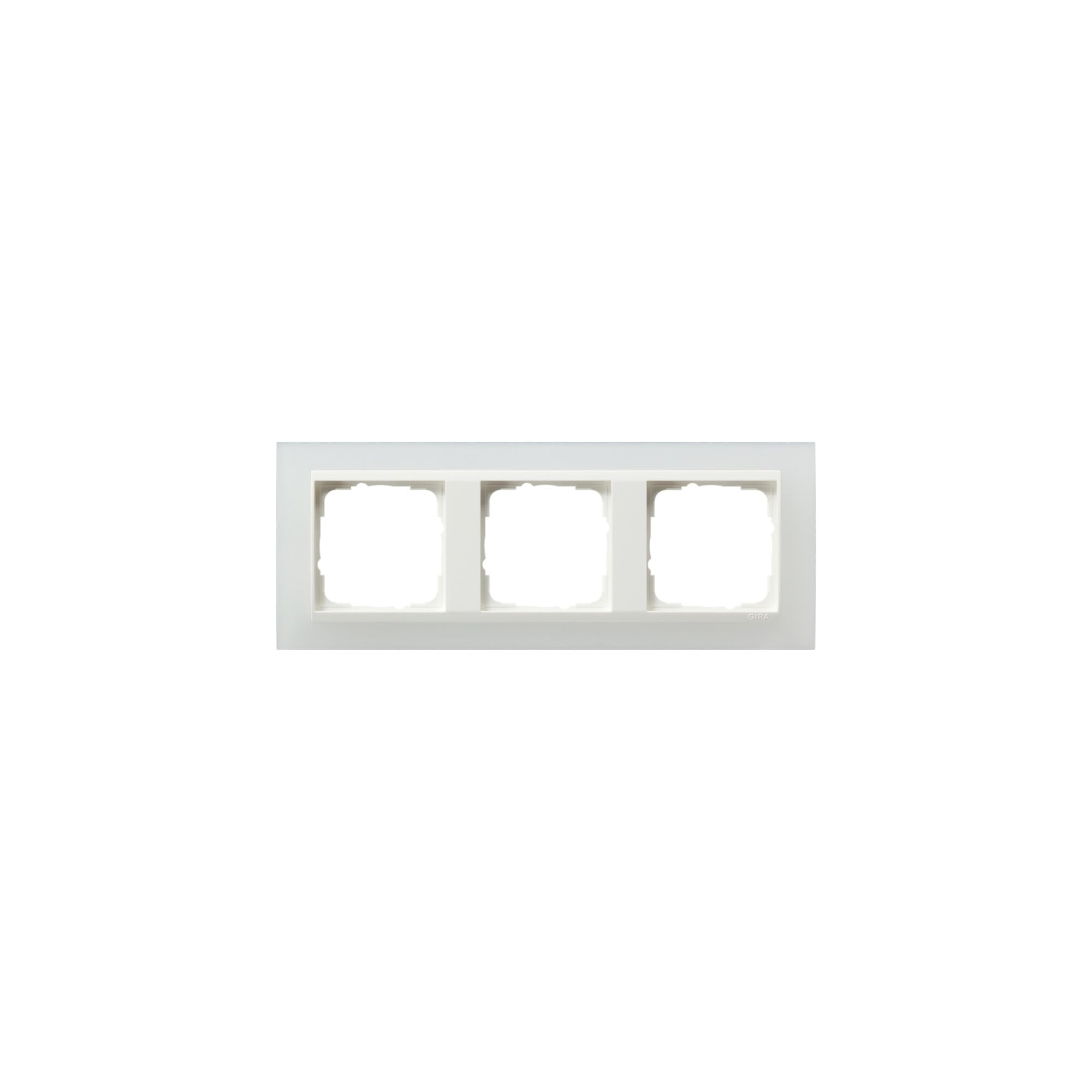 Cadre Gira 0213334 Event Opaque blanc pour interrupteur