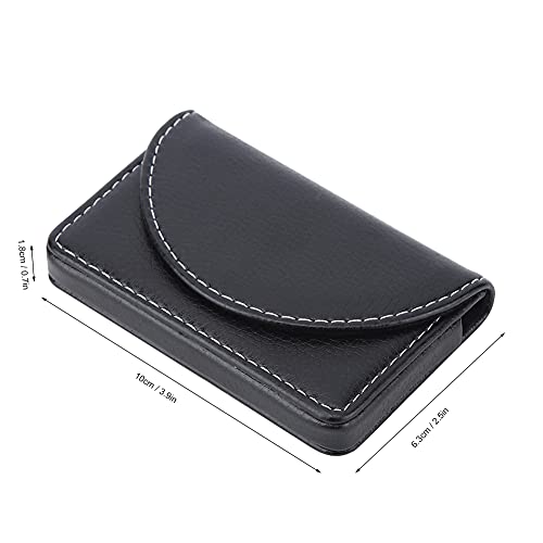 Card Holder Case, Portable Lightweight Credit Card Holder, Business Case | Credit Wallet for Man or Woman (Black)4