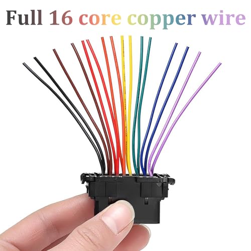 Divisor B6 OBD2 de 16 pines con cable de extensión macho a doble hembra de 30 cm 5