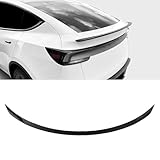 Leeiion Spoiler Fit for 2026 Tesla Model Y Juniper ABS Material Rear Spoiler Wings Rear Trunk Lip 2025 Tesla Model Y Juniper Accessories (Matte Black)