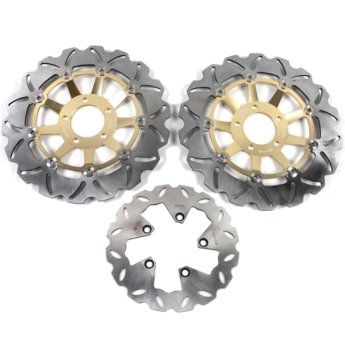 Rotors de frein Suzuki GSF 1200 Bandit 1996-2005 couleur or haute précision