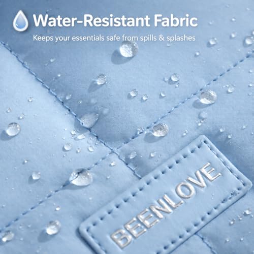 Image of 13.6 Inch Laptop Sleeve for Men & Women | Water-Resistant Padded Laptop Cover Case | Compatible with MacBook, Dell, HP, Lenovo, Asus & More | Lightweight Protective Notebook Sleeve (Mist Blue)