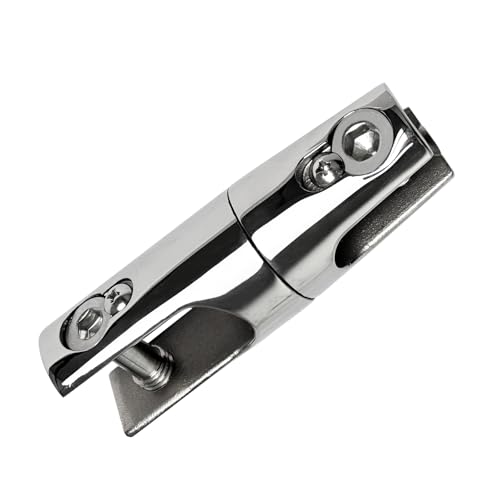 Stainless Steel Anchor Swivel Connector - Marine Grade 316L Heavy Duty Boat Anchor Swivel for 1/4 inch to 5/16 inch Chain, Corrosion Resistant Saltwater Proof