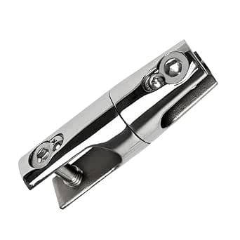 Stainless Steel Anchor Swivel Connector - Marine Grade 316L Heavy Duty Boat Anchor Chain Swivel for 3/8 to 1/2 Inch Chain