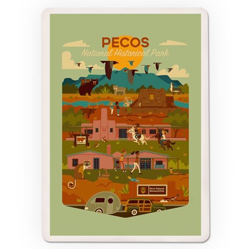 Baraja de Póker Pecos National Historical Park 52 cartas miniatura 3