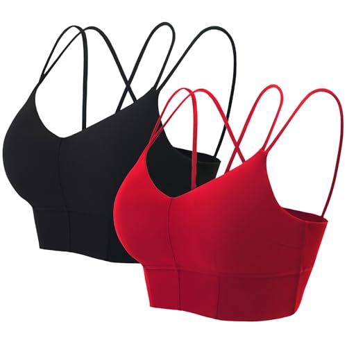 Image of MotoRun Bralettes for Women, Strappy Sports Bra Push up Bralette Sexy Bras Rave Top