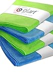Set de 4 paños de microfibra supe suaves, no abrasivos, de la marca de calidad alemana Glart no corroen la pintura de coches, los colores y superficies