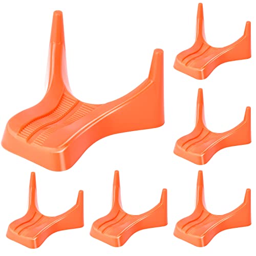 Eastgoing 6 Pcs Football Style Kicking Tee,Football Display Stand Compatible for All Ball Sizes,Football Kickoff Stand for Kickoff Practice Equipment