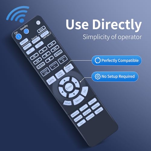 Télécommande Epson 165652600 de remplacement pour vidéoprojecteur H932A - 4