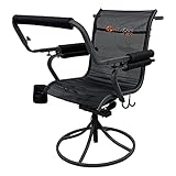 NEXCAM® AXIS SC 360 Shooting Chair. First of its Kind Dual-axis Swivel and Tilting Shooting Chair with Rail. Patent Pending