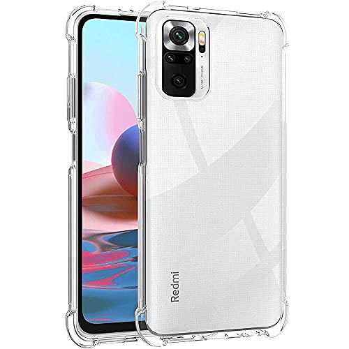 Amazon Brand - Solimo Shockproof Transparent Soft TPU Back Case Mobile Cover for Redmi Note 10T 5G (B09C8Q4PDB) Amazon Price History, Amazon Price Tracker