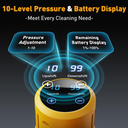 Muzisst 1100 PSI Cordless Car Washer,Portable Battery Powered Cleaning Tool by Muzisst - Used condition - Image 4