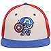 Marvel Captain America Youth Chibi Adjustable Snapback Hat (IVO/RBL, One Size) Ivory/Royal Blue