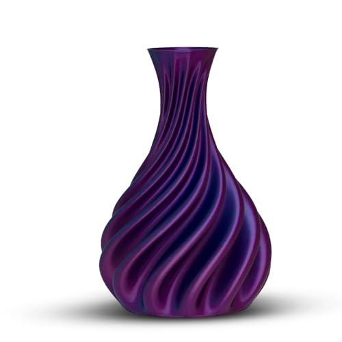 Filamento PLA Duo Color Ametista e Azul Safira 1kg 1,75mm - Duas Cores V-Silk - Para Impressora 3D F