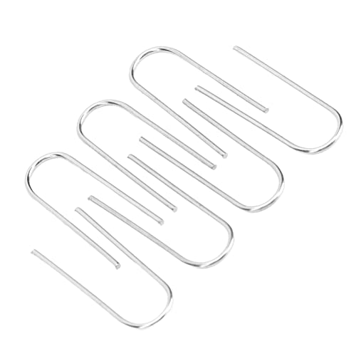100 Piezas de Anillos de Salto de Alambre de Nicromo de Alta Temperatura, Calibre 21 con Caja de Almacenamiento de Plástico, Ganchos en U para Colgante, Adornos de Cerámica