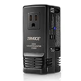 Travel Voltage Converter Adapter Combo, 2000W Power Converter Step Down 220 to 110V for Hair Dryer Steam Iron Electric Kettle, Power Adapter Worldwide Charging for Cell Phone Laptop Over 200 Countries