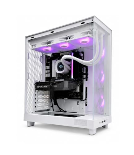 Pro Tech Solution GAMER One Gaming PC AMD Ryzen 5 7500F RTX 5060 Ti 8GB OC 16GB DDR5 6000MHz CL36 RAM 1TB Gen4 NVMe SSD 360mm AIO w/Digital Screen 650W 80+ Bronze PSU White Windows 11 Pro